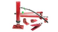 Hydraulische Karosseriepresse 10 To. Richtsatz Presse Spreizer Dozer Ausbeulsatz im Stahlkasten