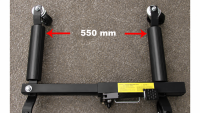 Hydraulische Rangierhilfe, Tragfähigkeit 680 kg, 4 Stück