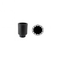 Kraft Steckschlüssel Vielzahn lang 32 mm 1/2"