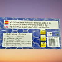 VDE-Elektriker Schraubendreher-Satz, 5-tlg.