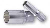 Steckschlüssel lang 12-kant Vielzahn 10 mm 1/4"