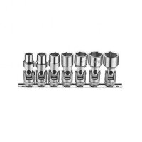 Steckschüssel Sechskant mit Gelenk 7-teilig 3/8"