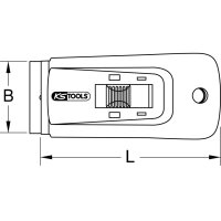 Plakettenschaber Schaber 40 mm