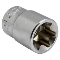Steckschlüssel Torx Nüsse Set 14-tlg. E-Profil 1/4" 3/8" 1/2"