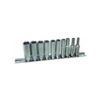 Sechskant Steckschlüsselsatz, 1/4" (6.3 mm)...