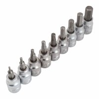 Innensechskant-Steckschlüsselsatz 3/8", 9-tlg.