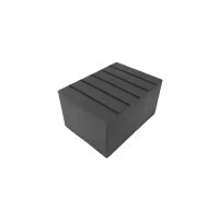 Großer Gummiblock Gummiklotz 100 × 80 × 75