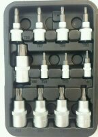 Torx Bit Einsätze  Kombi Satz 12 teilig