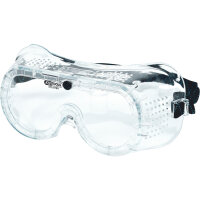 Schutzbrille mit Gummiband-transparent, EN 166 KS Tools