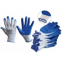 Schutzhandschuhe Nitril Beschichtet Größe 10...