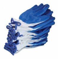 Schutzhandschuhe Arbeitshandschuhe Größe 9 (L) Nitril Beschichtet 12x Paar