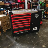 Profi Werkstattwagen mit 7 Schubladen voll bestückt