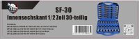 Innensechskant 1/2 Zoll 30-teilig