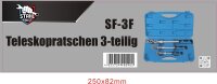 Teleskopratschen mit Gelenk 3-tlg.