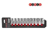 Steckschlüsselsatz 10-tlg. 1/2" 6-Kant