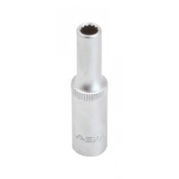 Steckschlüssel 8 mm Vielzahn Langnuss 12-Kant 1/4"
