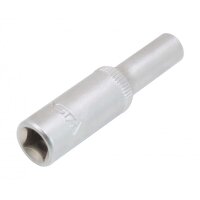 Steckschlüssel 8 mm Vielzahn Langnuss 12-Kant 1/4"