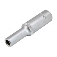 Vielzahn-Steckschlüsseleinsatz, 1/4", 12-kant,...