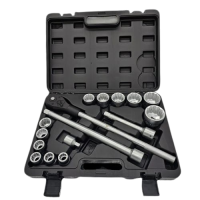 Vielzahn-Steckschlüsselsatz, 3/4", 16-teilig