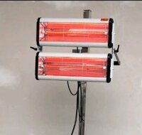 Heizstrahler Lacktrockner Doppel Infrarot Lampe 2-KW Lackierer