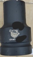 Kraft-Steckschlüssel 50 mm Sechskant (1") Zoll