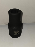 Kraft-Steckschlüssel Vielzahn 21 mm 12-Kant lang...