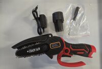 Mini Hand Kettensäge Akkukettensäge 12 V 1500 MAh