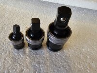 Adapter Reduzierstück mit Kugelgelenk 3-tlg.