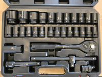 Kraft-Steckschlüsselsatz 1/2 Zoll 30-tlg. 8-32 mm