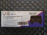 Kraft-Steckschlüsselsatz 1/2 Zoll 30-tlg. 8-32 mm