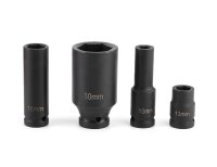 Kraft-Steckschlüsselsatz 1/2" 35-tlg. 8-32 mm Kurz und lang