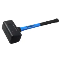 Gummihammer / Schonhammer, 2,1 kg, Kopfdurchmesser 70 mm