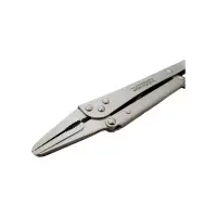 Maulwurf-Gripzange mit Flachen und Gebogenen Backen, 3-tlg.