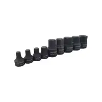 Kraft Steckschlüsselsatz 9-teilig Stubby Sechskant-Bit Steckschlüsselsatz