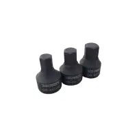 Kraft Steckschlüsselsatz 9-teilig Stubby Sechskant-Bit Steckschlüsselsatz