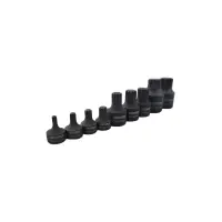 Vielzahn-Kraft Steckschlüsselsatz 9-tlg. Stubby Bit Steckschlüsselsatz