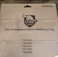 Sternprofil Schraubendreher Extra lang, 5-tlg.