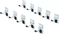 Einzelhaken-Satz 40 mm für Schrankwand-System, 10-tlg.