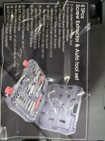 Spezieller Werkzeug-Satz 50 teilig Torx Sechskant Mutternsprenger Linksausdreher