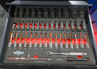 Werkzeugeinlage mit Kraft-Steckschlüsselsatz, 1/2"