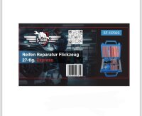Reifenreparatur-Satz, 27-tlg. Auto Reifen Pannenset...