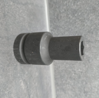 Kraft-Steckschlüssel lang 22 mm (1")