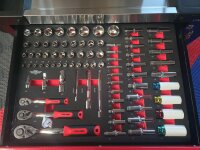 Werkstattwagen mit Werkzeug Light 7 Schubladen voll