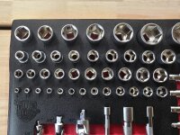 Werkzeugeinlage Steckschlüsselsatz 80-teilig Werkzeugeinlage Modul