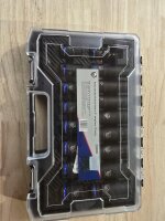 Kraft-Steckschlüsselsatz 17-teilig 1/2" lang/kurz Schlagnüsse
