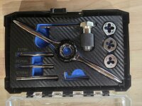 Stahl-Faust Gewindeschneider-Set Titanium 9-teilig