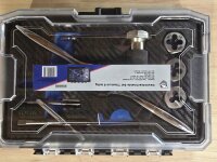 Stahl-Faust Gewindeschneider-Set Titanium 9-teilig