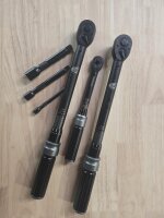 Stahl-Faust Drehmomentschlüssel Set (6-teilig) 1/4", 3/8", 1/2" – NEU & OVP
