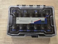 Kraft-Steckschlüsselsatz, 8–21 mm, kurze...