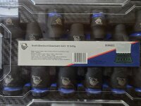 Kraft-Steckschlüsselsatz, 8–21 mm, kurze...
